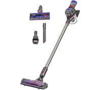 Dyson V8 Origin Aspiradora de mano sin bolsa ni cable con cepillo eléctrico de transmisión directa, boquilla accesoria combinada, batería de níquel-cobalto-aluminio, soporte de pared y estación de