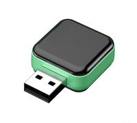 DystopiaWorld Adaptador inalámbrico AI Box para Carplay y Android Auto 2 en 1, convertidor inalámbrico compatible con puertos USB A y USB C para pantallas de coche originales de fábrica y sistemas de