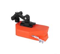 DystopiaWorld Bolsa para sillín de bicicleta, 12,5 x 4,6 x 8 cm, impermeable, montaje de liberación rápida, almacenamiento de protección contra la lluvia, para viajes y ciclismo de turismo (naranja)