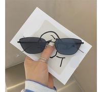 DystopiaWorld Elegantes lentes de sol con protección antiluz azul para caras redondas triangulares y marcos para mujer, como lo muestra la imagen, 05