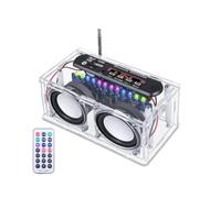Dytabepl Kit de soldadura electrónica, radio FM Bluetooth, kit de altavoces para adultos con pantalla LCD, radio FM, altavoz de 87,5 - 108 MHz, kit de soldadura, radio digital estéreo, reproductor de