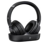 Dytole Auriculares inalámbricos para TV, auriculares inalámbricos para personas mayores con base de carga de transmisión, batería de 65 horas, audio de latencia ultra baja, apto para el día del padre