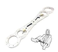 DYUOMB BDSM Esposas Tobillo Puños Cama Sexual Acero Inoxidable SM Bondage Set Mano Tobillo Puños Dispositivo BDSM Metal Esposas Sexo Tobillo Puños Juguetes Sexuales(Man)