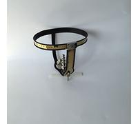 DYUOMB Cinturón de castidad for mujer Cinturón de castidad de silicona de acero inoxidable Jaula de castidad for bondage invisible Jaula for pene con 5 bolas Enchufe de vagina y 4 bolas Juego de enchu