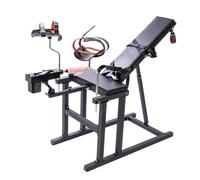 DYUOMB Silla Bondage BDSM con máquina sexual, silla con puños en los tobillos, esposas, silla sexual, silla erótica BDSM, cama sexual, juego de Bondage SM, juguetes sexuales for parejas(B)