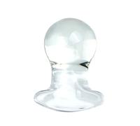 DYUOMB Tapón Anal de vidrio BDSM, cuentas anales gruesas de 6cm, dilatador de ano, tapones for los glúteos for hombres y mujeres, juguetes sexuales for masaje del punto G(C)