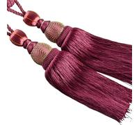 DYYEUAVT 1 Uds. Cuerda for Atar Cortinas, Accesorios creativos de decoración, Bola Colgante, Borla, Doble Bola, Lazo, Cuerda con cordón, Gancho(7-1 PCS)