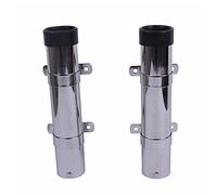 DYYEUAVT 2 Piezas de Accesorios for Barcos, Soporte for caña de Pescar, Montaje Empotrado, Tubo de Acero Inoxidable 304 for Barco Marino