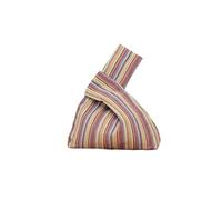 DYYEUAVT Bolso de muñeca con nudo portátil, bolso de mano de algodón for mujer, bolsos simples, bolso de compras, bolsa for llaves de teléfono(Style 15)