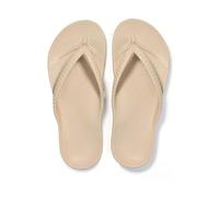 DYYEUAVT Crestar Women's Orthopedic Flip Flops Summer EVA Sandals For Plantar Fasciitis Relief Comfort Unisex Non-slip Beach Slippers(Khaki,41)