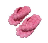 DYYEUAVT Flip-flops Female Summer Wear All Kinds Of Home Indoor Non-slip Can Flat Slippers(Red,40)