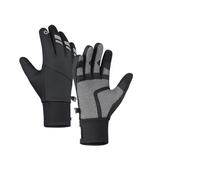 DYYEUAVT Guantes de Ciclismo cálidos for otoño e Invierno, Resistentes al Agua, con Pantalla táctil, Antideslizantes, for Bicicleta y Moto, Color Negro, for Senderismo y montañismo(A0022-BK,S)