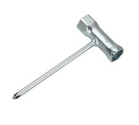 DYYEUAVT Llave De Vaso De Acero Inoxidable De 13 Mm Y 19 Mm for Motosierras De Gasolina Y Desbrozadoras Maquinaria De Jardín(Round 17x19mm)
