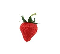 DYYEUAVT Modelo de Fresa simulada de Fruta Falsa, decoración de plástico, Fondo de fotografía, Accesorios de Bricolaje, Materiales de decoración for Festivales en casa(NO. 3,5 pcs)