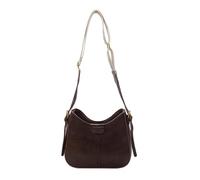 DYYEUAVT Retro Wide-Strap Women's Shoulder Bag Luxurious Versatile Crossbody Bag PU Fabric Shoulder Bag(Coffee)