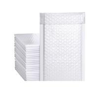 DYYEUAVT Sobres Acolchados 30 Pack Bubble Envelope Bag Self-Sealing Postman Padded Shipping Envelope with Bubble Mailer Shipping Gift Bag para EnvíO, Embalaje, Correo(White,5pcs-(23x28cm))
