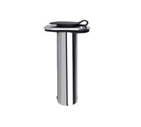 DYYEUAVT Soporte de Acero Inoxidable for caña de Pescar for Barco, Montaje Empotrado, Tapa de PVC de 15/30/90 Grados, Tubo Interior y Junta, Accesorios for Barco(90 Degree)