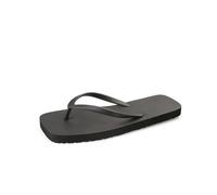 DYYEUAVT Women's Flatform Sandals Summer Comfortable Non-slip Bathroom EVA Home Slippers Soft Beach Flip Flops(Black,39-40)