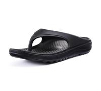 DYYEUAVT Women's Orthopedic Sandals With Arch Support Recovery Flip Flops Pillow Soft Summer Beach Shoes House Bathroom Slippers(Black,42)