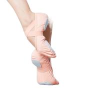 DYYEUAVT Zapatos De Ballet, Zapatos De Baile, Zapatillas De Baile, Zapatos Planos De Ballet, Cordón De Un Solo Zapato, Tela Elástica, Zapatos De Baile Elásticos For Mujer(Pink-01,2.5)