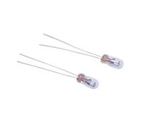 DYYK 10 Uds. Bombilla halógena T3 12V 30 mA for coche, lámpara halógena externa de repuesto, Bombilla for tablero, luz blanca cálida # CA2687