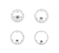 DYYK Módulo Led de 220V, Panel de luz de Techo, 12W, 18W, 24W, 36W, Led de Repuesto for lámpara Circular, Ventilador de Techo, lámpara de Pared, módulo Redondo (Color : Cold White, Size : 24W)