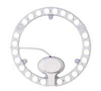 DYYK Panel de Anillo LED círculo de luz 36W 24W 18W 12W SMD2835 LED lámpara de Tablero de Techo Redondo AC 220V LED reemplazar mechas de Ahorro de energía (Color : Cold White, Size : SMD2835_24W)