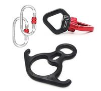 DYYTRm Hardware para juego de danza aérea de seda aérea accesorios de escalada giratoria Fly Aerial Silks y Hamaca columpio Set de accesorios, B