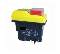 DZ04 4 Pins Waterproof Electromagnetic Push Button Switches Start Stop Switch 250VAC 8(6) A