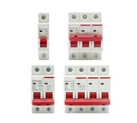 DZ47 1-4P 3A-63A 400V Tipo C Mini disyuntor MCB Protector de circuito sobrecarga cortocircuito Instalación riel 35 mm Capacidad ruptura 6KA(6 Years,KL4-5b)