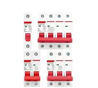 DZ47 1P 2P 3P 4P 3A-63A AC 230V 400V C Type Mini Circuit Breaker MCB Short Overload Protector Din Rail Mount Breaking Capacity(2P,10A)