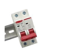 DZ47 3A 6A 10A 16A 20A 32A 40A 50A 63A 400V Tipo C disyuntor en miniatura 35mm Instalación en carril DIN capacidad de ruptura 6KA(2P,32A)