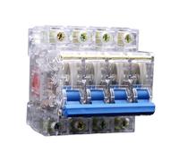 DZ47-4P disyuntor pequeño transparente protección contra sobrecarga interruptor de aire del cortocircuito(4P25A)