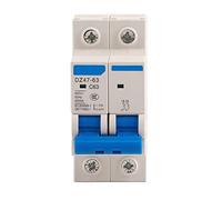 DZ47-63 Interruptor de Circuito Miniatura 2P 400V 63A Interruptor de Protección Diferencial