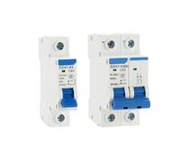 DZ47-63DC 1P 2P 6-63A 250V 500V 1000V MCB Mini disyuntor batería PV Protector Solar interruptor Positivo Negativo 1 Uds(2P 500VDC,25A)