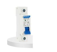 DZ47-63DC 1P 2P 6-63A dc250V 500V 1000V disyuntor pequeño, adecuado for batería, protector del solar fotovoltaico, interruptor positivo y negativo(1P 250VDC,40A)