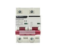 DZ47B-125 24V DC 12V 48V disyuntor batería protector de coche positivo y negativo protección interruptor aislador(2P,40A)