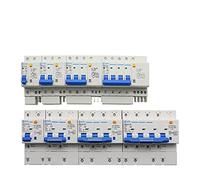 DZ47LE-63/125 Protector de fugas interruptor aire 1P+N 2P 3P+ 4P AC400V Disyuntor protección sobrecarga trifásico(25a,4P)