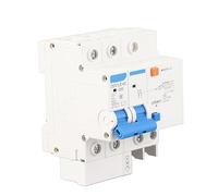 DZ47LE - 63 2P+N C63 RCCB Interruptor diferencial, interruptor de protección contra fugas de 230 V 63 A 30 mA, disyuntor compacto contra sobrecargas y cortocircuitos para