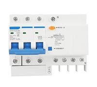 DZ47LE-63 Disyuntor de Corriente Residual, 3P+N 230V 63A RCCB Disyuntor de Aire en Miniatura Montado en Riel DIN de Bajo Voltaje