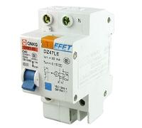 DZ47LE Monopolar Miniatura ELCB -Professional - Disyuntor de fuga 40A