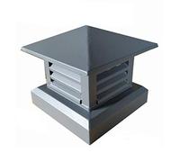 DZDZXQG Villa Tapa para Chimenea, Tapa de ventilación, Tubo de aleación de Aluminio, Tapa Protectora para Lluvia, Tapa Protectora, Tapa para Techo, Tapa de ventilación, Capota para Lluvia, A, 60x60c
