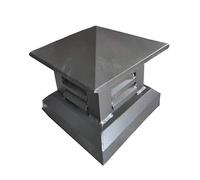 DZDZXQG Villa Tapa para Chimenea, Tapa de ventilación, Tubo de aleación de Aluminio, Tapa Protectora para Lluvia, Tapa Protectora, Tapa para Techo, Tapa de ventilación, Capota para Lluvia, B, 50x50c
