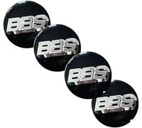 dzggs 4 Piezas Coche Rueda Tapas Centrales para BBS 70MM, Tapabujes Rueda Tapa Centro Herrumbre Tapacubos Impermeable Neumáticos Llantas,Black