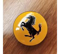 dzggs 4 Piezas Coche Rueda Tapas Centrales para Ferrari 55.5mm, Tapabujes Rueda Tapa Centro Herrumbre Tapacubos Impermeable Neumáticos Llantas