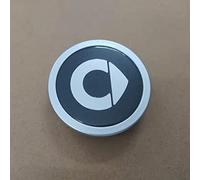 dzggs 4 Piezas Coche Rueda Tapas Centrales para Smart 451, 59mm, Tapabujes Rueda Tapa Centro Herrumbre Tapacubos Impermeable Neumáticos Llantas