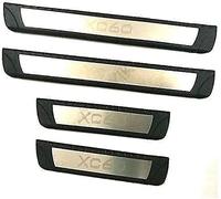 dzggs 4 Piezas Protector Umbral Puerta Coche para Volvo XC60 2018-2023, Acero Inoxidable Pegatina para Umbral Coche Tira Umbral AntiarañAzos Coche Estribos DecoracióN,B