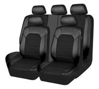 dzggs Coche Fundas Asientos para Mazda 6 2006-2017, Delanteros Traseros Juegos de Cubreasientos Impermeable Cuero Funda Asiento Protector Accesorios,C/Black