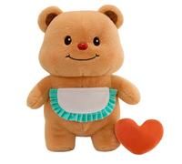 DZHCBNE Oso Felpa Interactiva con Amor Grabando Animales Peluche Juguete para Bebés Calmante Niños Grabando Regalos Oso