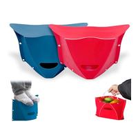 DZHPSRSZ 2 hamacas de pie para viajes en avión, reposapiés de avión, taburete plegable para exteriores, barbacoa, pesca, reposapiés de avión para adultos, silla plegable ligera para viajes